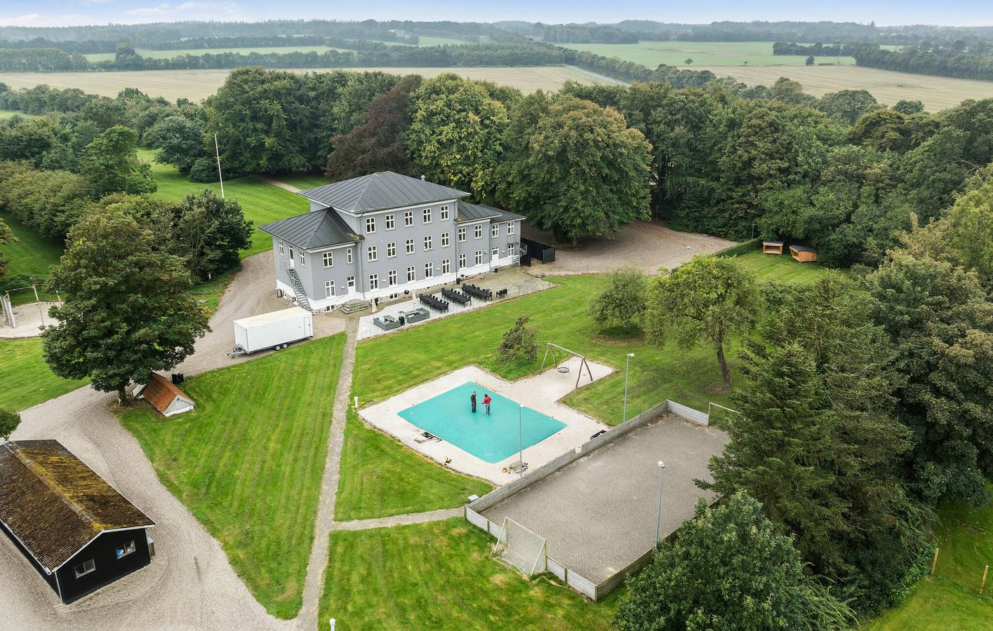 Vakantiehuis voor 40 personen met terras in Vejen