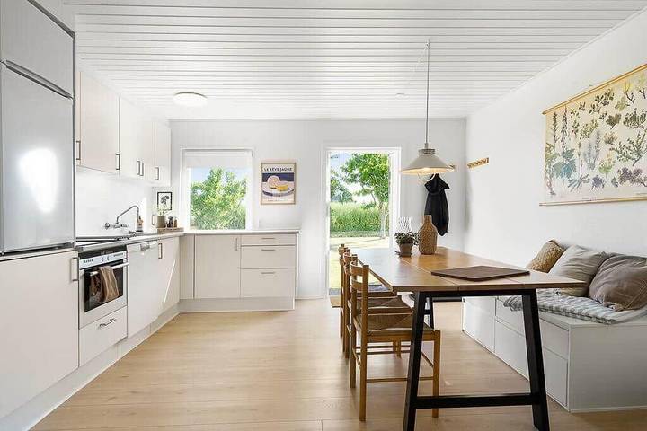 Ferieudlejning for 6 personer, med Terrasse og Have samt Sauna i Kegnæs