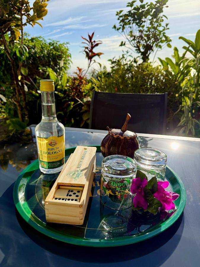 Location de vacances pour 3 personnes, avec vue ainsi que jardin et terrasse dans La Soufrière - 4