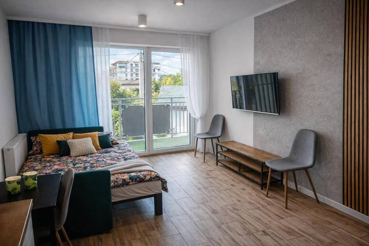 Apartament wakacyjny dla 4 osób, z widok i balkon w Tomaszów Mazowiecki