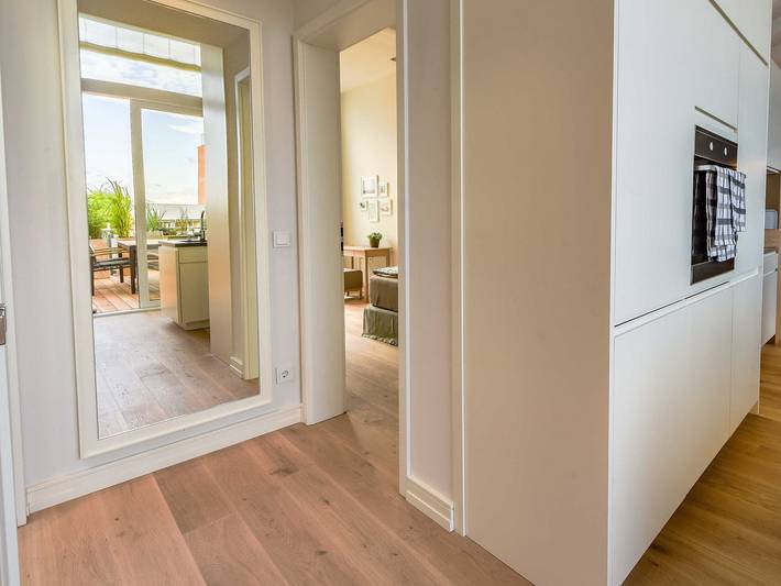 Ferienwohnung für 4 Personen, mit Ausblick und Balkon sowie Sauna, kinderfreundlich - 1