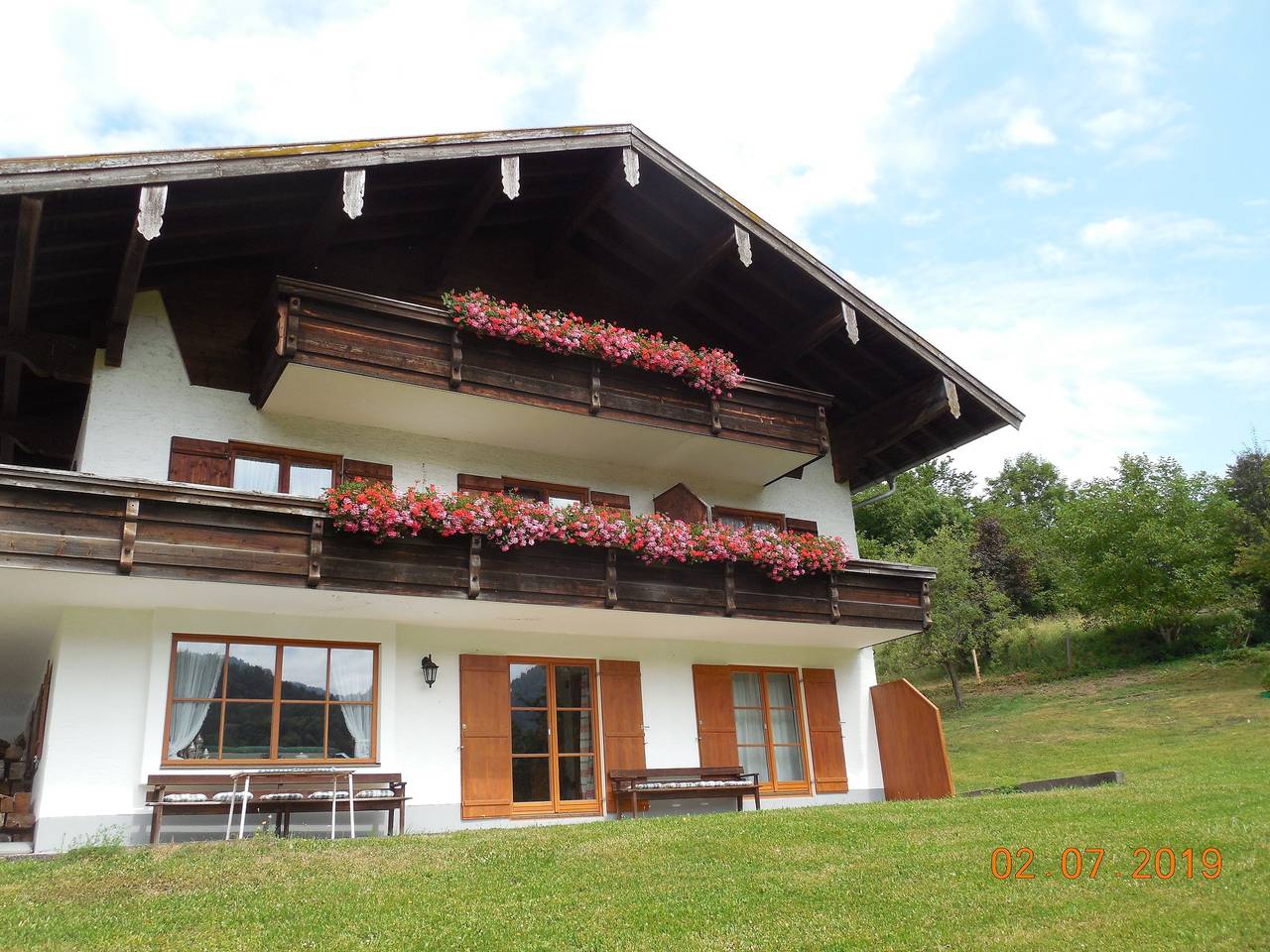 Ganze Ferienwohnung, Schmidhauser Hof - Ferienwohnung 60 qm, 2-4 Personen, 2 Schlafzimmer, Wohnküche, 2 Bäder in Unterwössen, Bayerische Alpen