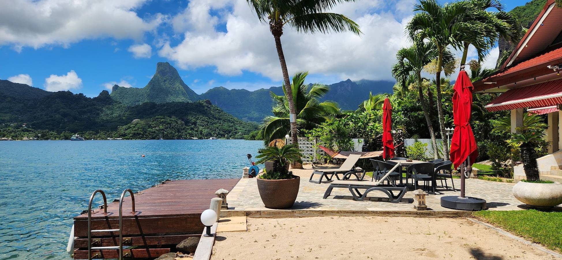Villa Oramarama in Paopao in Mo'orea