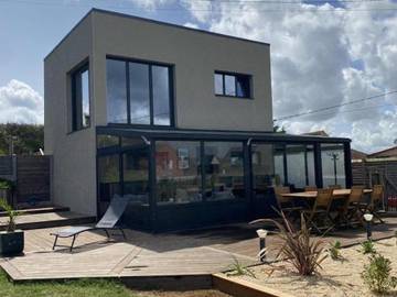 Gîte pour 4 personnes, avec jardin à Saint-Marcouf