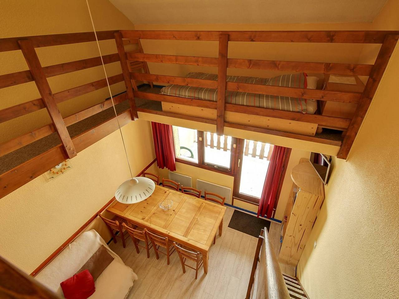 Studio entier, Duplex 8 personnes -  Résidence Mongie 1900 I in La Mongie, Bagnères-De-Bigorre