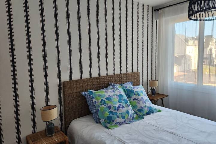 Appartement entier, Blonville bel appartement pleine vue  mer à 10 minutes de Deauville in Blonville-sur-Mer, Région de Lisieux