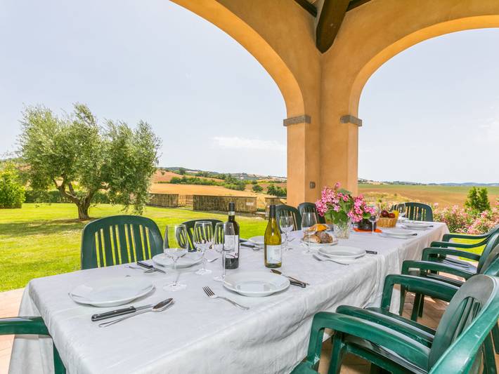 Ferienhaus für 12 Personen, mit Garten und Terrasse sowie Ausblick, mit Haustier in Grosseto Provinz - 4