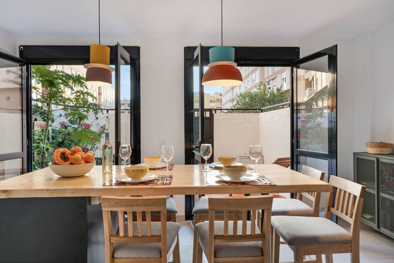 Maison de vacances « Casa Papaya » avec piscine commune, terrasse privée et Wi-Fi in Playa el Médano, Granadilla de Abona