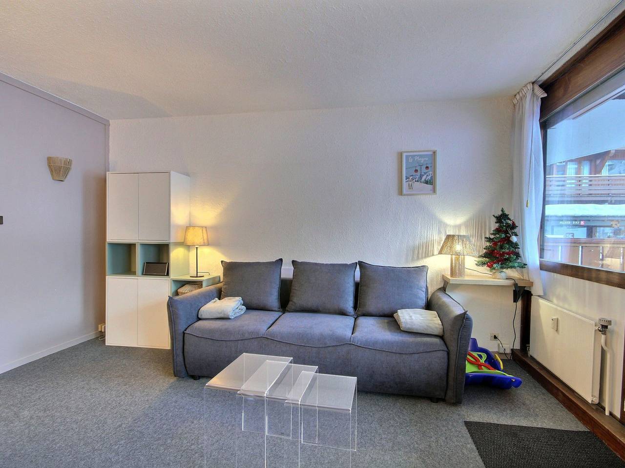 Appartement entier, Appartement 3 pièces au rez-de-pistes avec grande terrasse et Wi-Fi in Plagne Centre, La Plagne-Tarentaise
