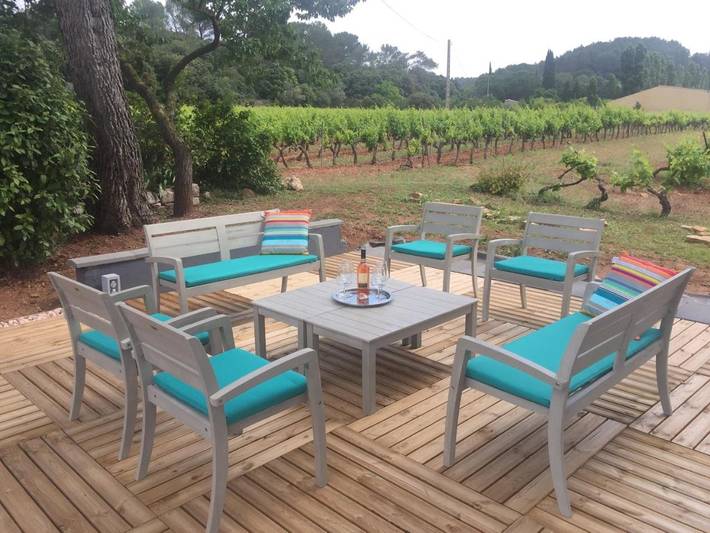 Gîte pour 8 personnes, avec jardin et vue à Pignans - 3