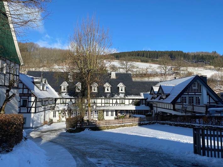 Ferienwohnung für 4 Personen, mit Sauna und Garten in Lennestadt