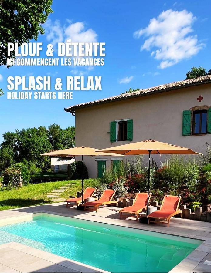 Location de vacances pour 6 personnes, avec piscine ainsi que jardin et vue à Molières - 3
