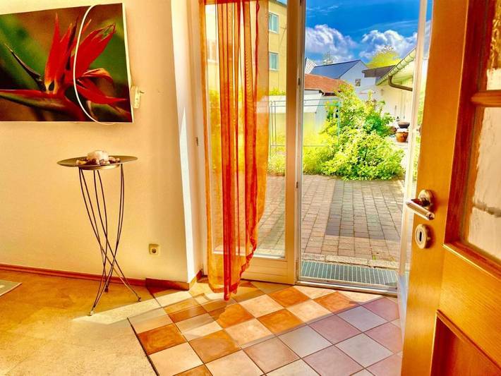 Ferienhaus für 5 Personen, mit Balkon und Terrasse sowie Garten und Pool