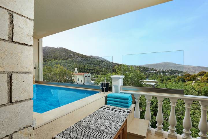 Ferienwohnung für 4 Personen, mit Balkon auf Kreta