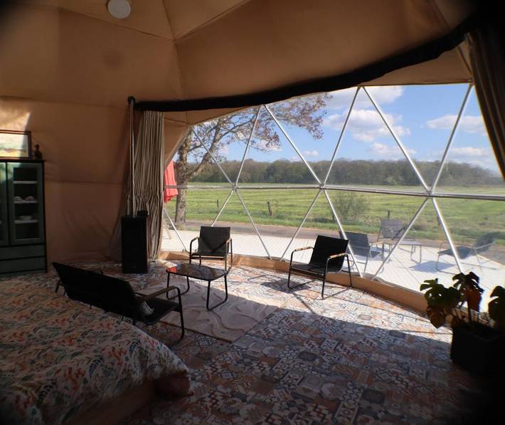 Gîte pour 4 personnes, avec terrasse ainsi que vue et jardin à Châtenois - 3