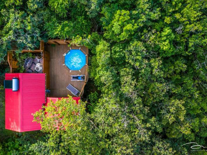 Appartement de vacances pour 3 personnes, avec piscine et jardin
