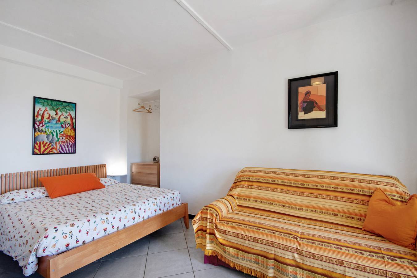 Gehele studio, Appartement 'Fattorialmare Gialla' met Uitzicht op Zee, Gedeeld Terras & Wifi in Camogli, Riviera di Levante
