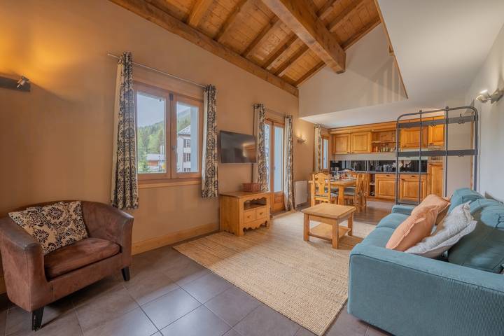 Gîte pour 6 personnes, avec piscine ainsi que balcon et sauna à Vallorcine - 3