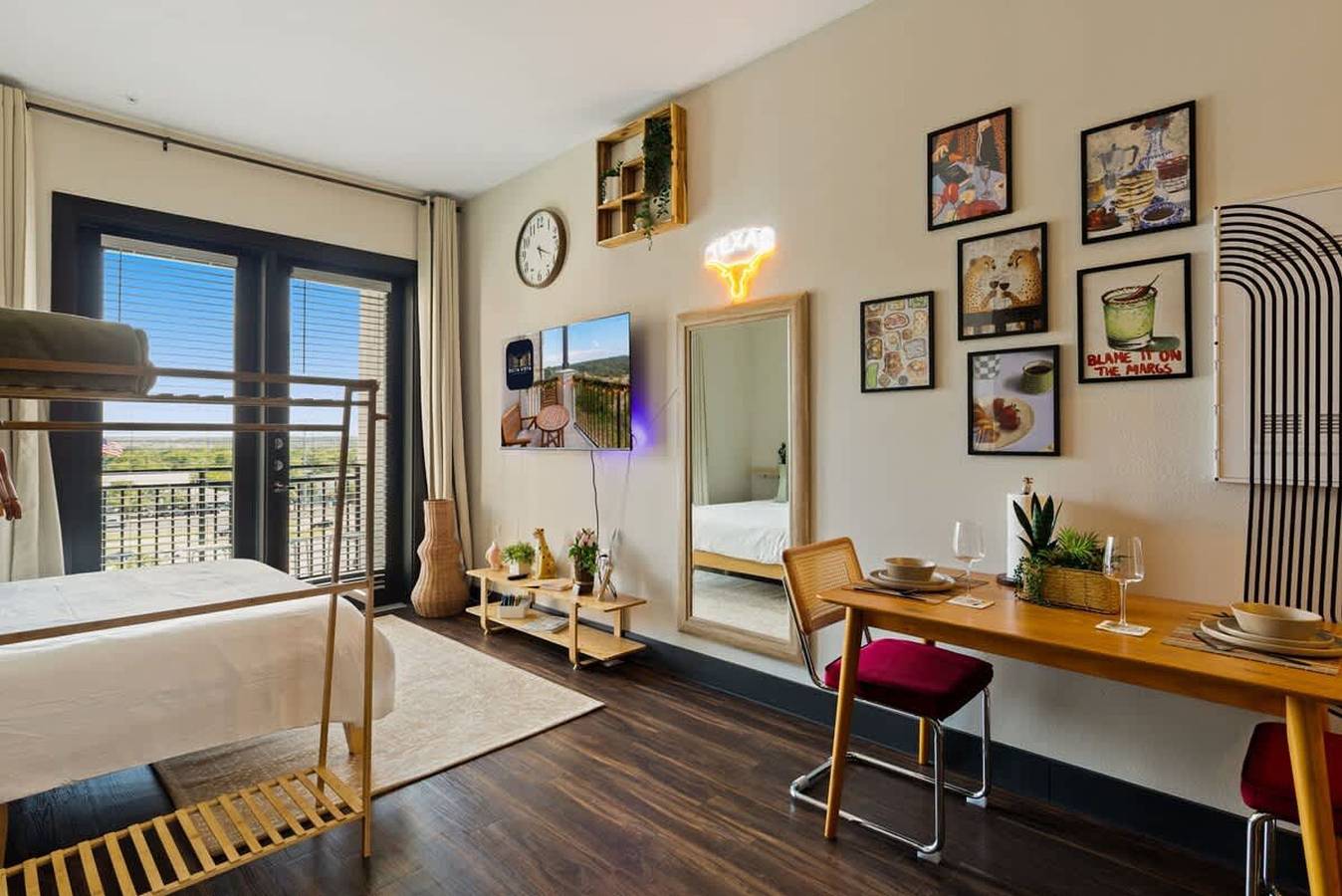 Estudio entero, 6min to Domain 12min Dt Balcony Free Parking in Austin, Condado de Travis