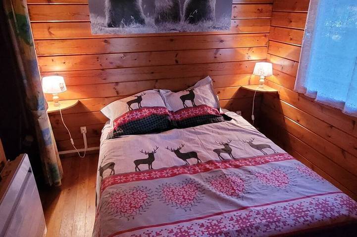 Chalet pour 3 personnes, avec jardin