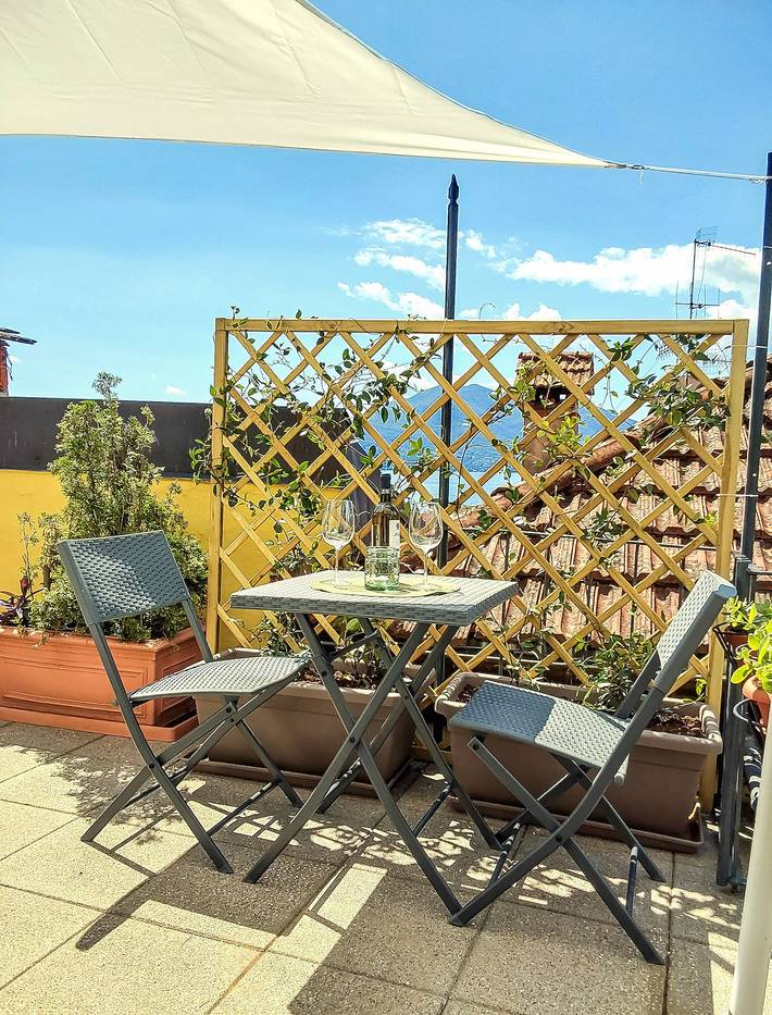 Ferienwohnung für 3 Personen, mit Seeblick und Terrasse sowie Ausblick, mit Haustier im Piemont - 3