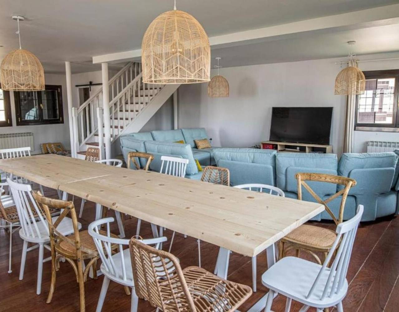 Finca 'Camino Blanco' mit privatem Pool, Gemeinschaftsterrasse und Klimaanlage in Ibeas de Juarros, Burgos Provinz