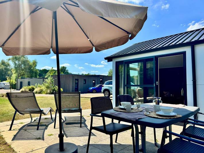 Chalet für 4 Personen, mit Terrasse und Garten sowie Seeblick in den Niederlande - 3