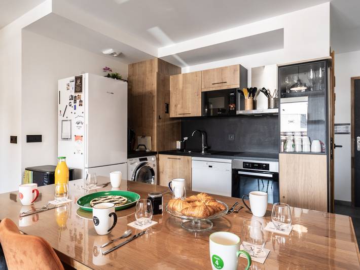 Apartamento entero, Hermoso apartamento en Plagne Montalbert, cerca de pistas con wifi y aparcamiento in La Plagne, Aime-la-Plagne