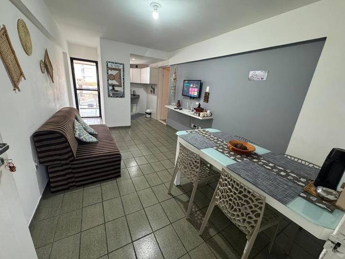 Casas e apartamentos de temporada para 5 pessoas, com balcão e vista e ainda piscina em Pajuçara