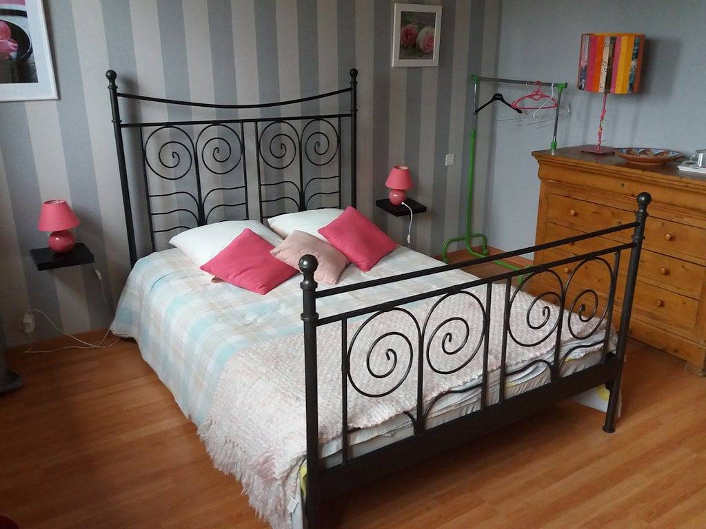 Chambres d'hôtes "Liorzh-Bihan" - B&B - Chambre Gwez in Treffléan, Parc naturel régional du Golfe du Morbihan