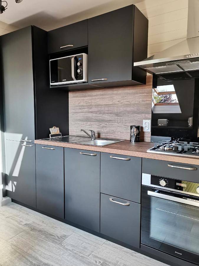 Gîte pour 4 personnes, avec terrasse ainsi que vue et jardin, adapté aux familles à Sainte-Marie-au-Bosc - 3