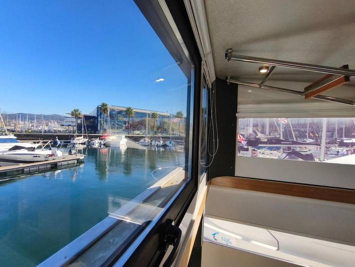 Boot für 6 Personen, mit Terrasse und Ausblick - 1