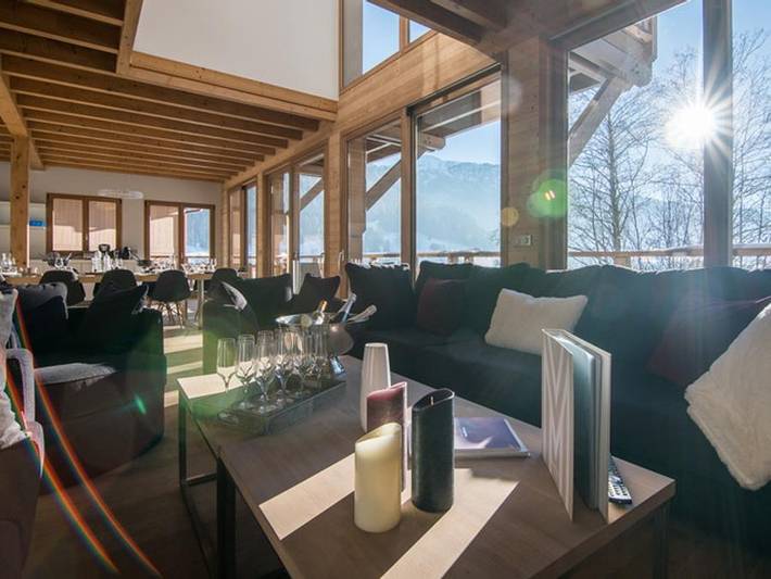 Chalet pour 12 personnes, avec balcon et sauna, animaux acceptés à Praz-sur-Arly - 2
