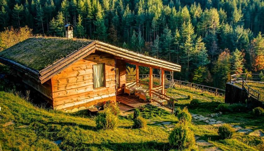 Maison de vacances pour 2 personnes, avec Balcon et Jacuzzi ainsi que Terrasse et Jardin dans Garmen