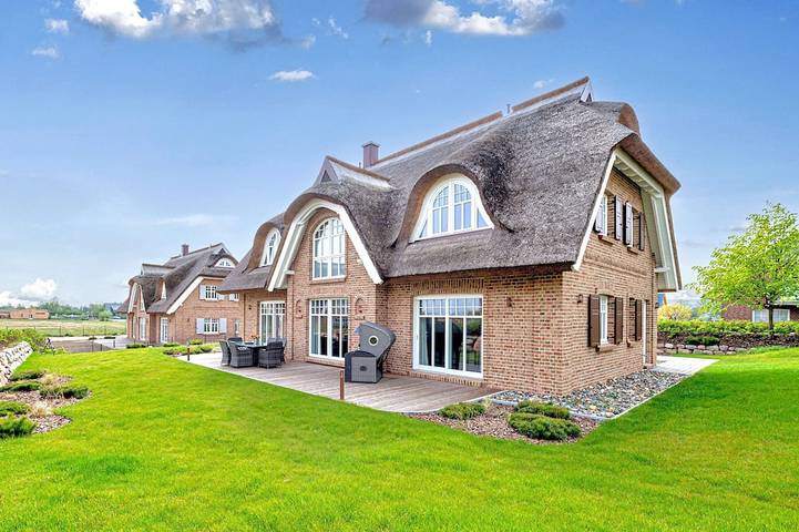 Luxus-Ferienhaus für 6 Personen, mit Sauna und Terrasse sowie Garten, mit Haustier