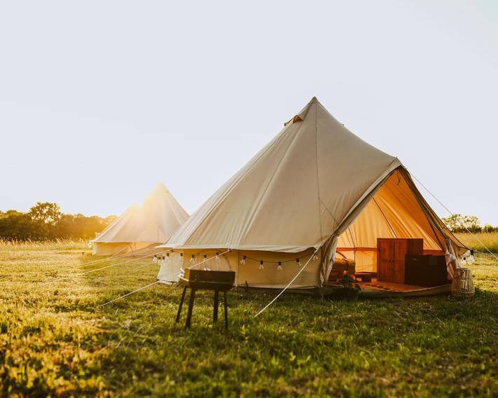 Camping für 2 Personen, mit Ausblick und Garten in Polnische Ostsee - 2