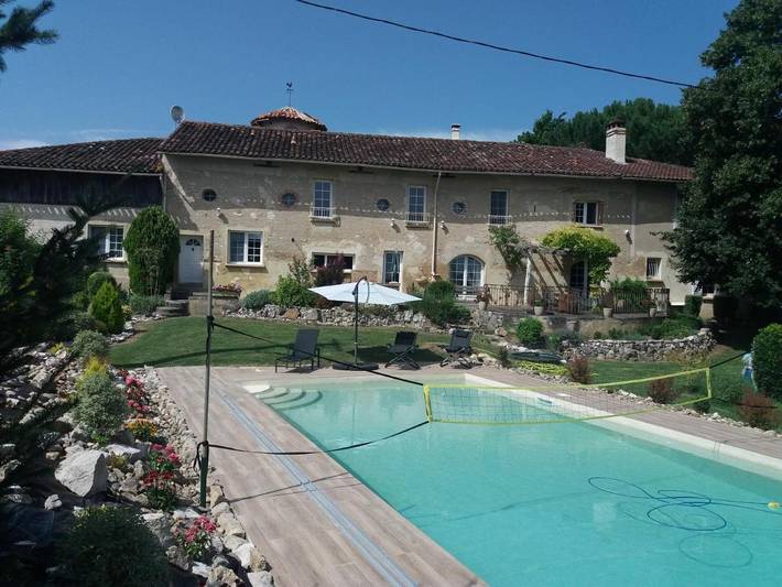 Appartement de vacances pour 6 personnes, avec jardin ainsi que vue et piscine dans le Tarn-et-Garonne - 2