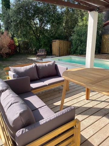 Villa pour 11 personnes, avec piscine ainsi que terrasse et jardin dans Pyla-sur-Mer