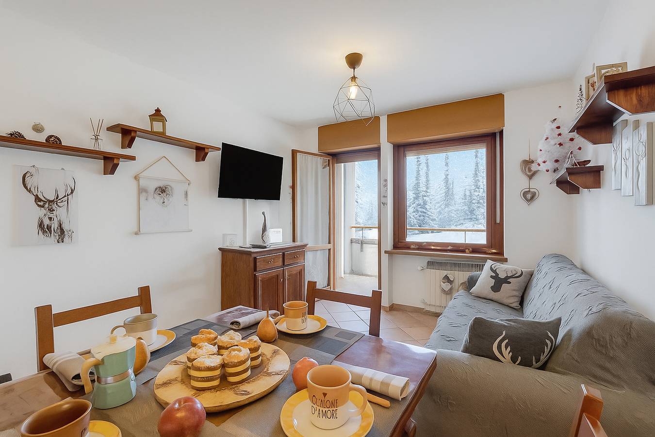 Appartamento intero, Wolf & Deer Apartment Ski-In Ski-Out 250m in Sestriere città, Via Lattea