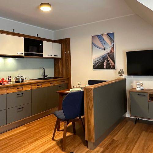 Ganze Ferienwohnung, Gästehaus Käptn-Ahoi - Fw K4 Gästehaus Käptn - Deichstr. 24 in Horumersiel, Wangerland