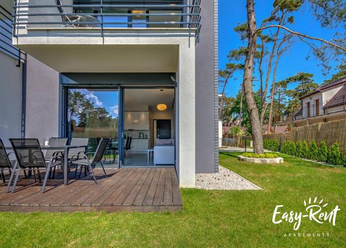 Ferienwohnung für 6 Personen, mit Ausblick und Pool sowie Garten, mit Haustier in Pobierowo