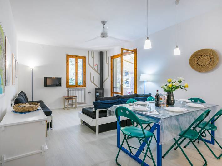 Ferienwohnung für 6 Personen, mit Balkon und Garten in Italienische Riviera - 4