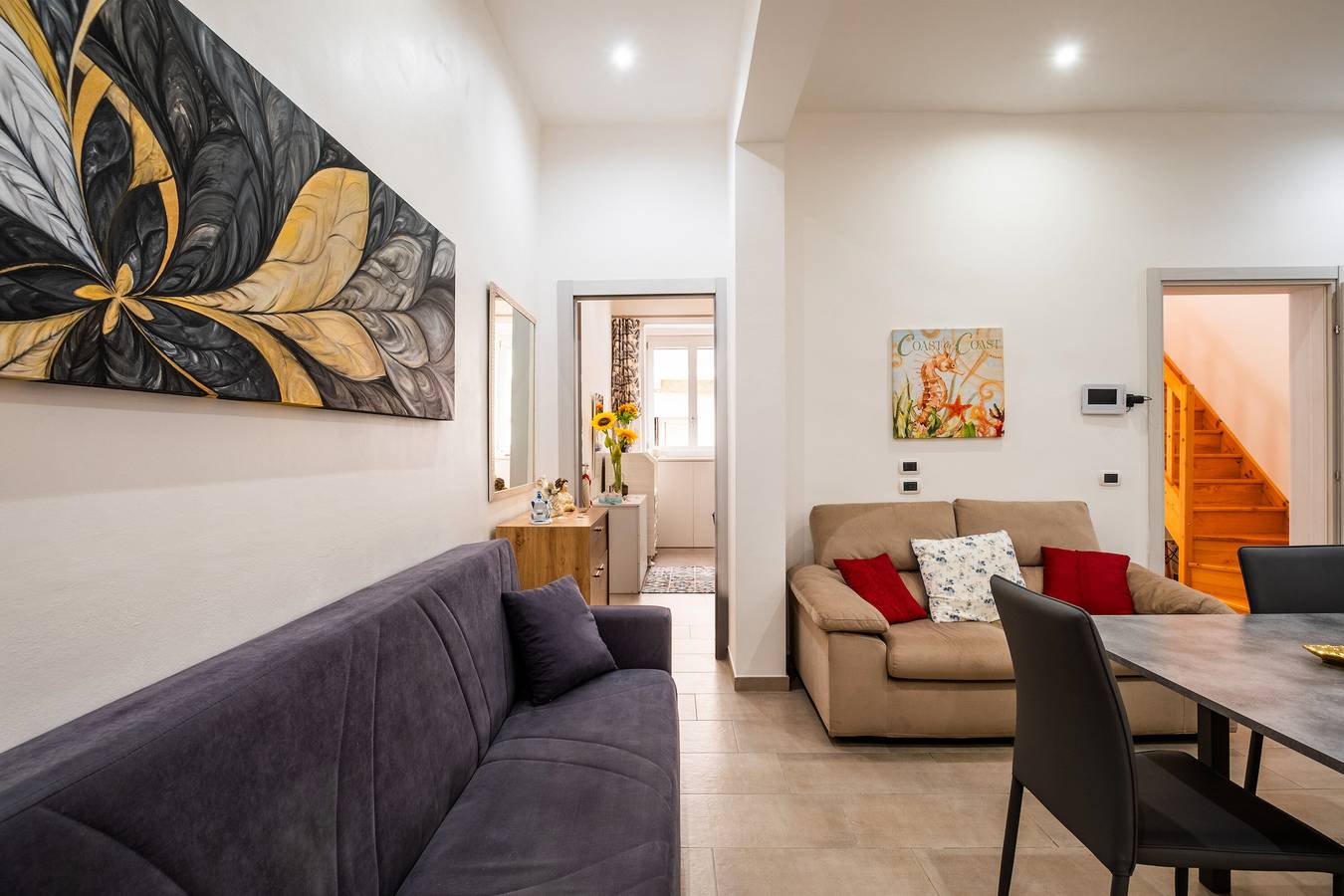 Ferienhaus 'The Gold Escape' mit privater Terrasse, privatem Garten und Klimaanlage in Porto Cesareo, Golf von Tarent