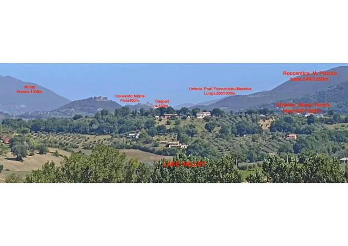 Maison de campagne pour 5 personnes, avec vue et jardin à Poggio Mirteto