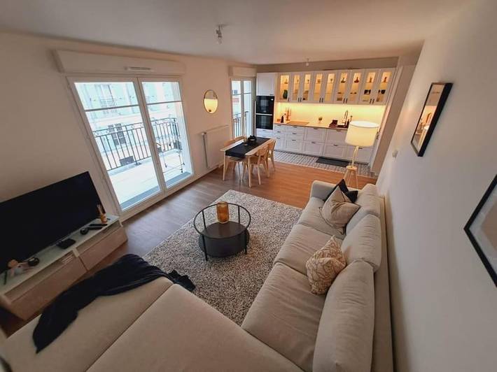Gîte pour 4 personnes, avec Balcon et Jardin à Le Blanc-Mesnil - 2