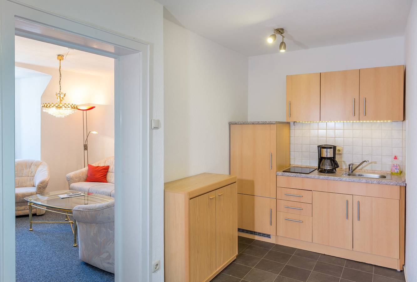 Ganze Ferienwohnung, Zentrale Ferienwohnung (51qm) im Hotel zur Börse in Hameln, Weserbergland