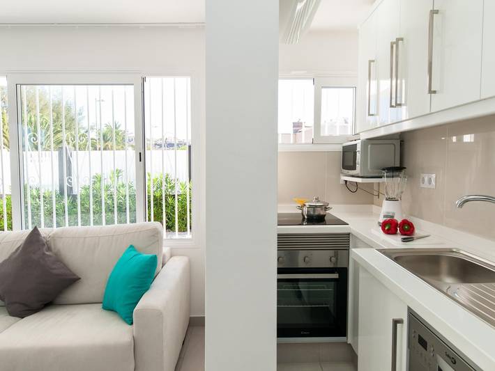 Bungalow für 4 Personen, mit Terrasse und Garten in San Agustin - 4