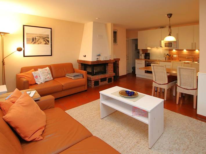 Ganze Ferienwohnung, Ohl Dörp 22 Pastoratshof, Haus 5 - Ferienwohnung in Wrixum, mit 2- Zimmern auf 51m² im Reetdachhaus in Nordfriesische Inseln (Schleswig-Holstein) (Schleswig-Holstein), Wrixum