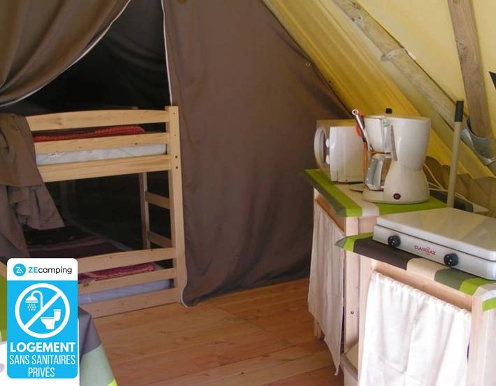 Tente pour 4 personnes, avec bassin pour enfant en Nouvelle-Aquitaine - 2