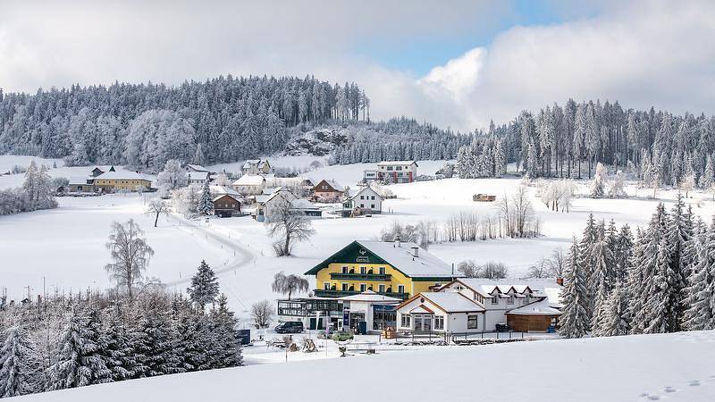Café-Pension Kristall - Wohlfühlzimmer Waldblick in Hirschenwies, Gemeinde Moorbad Harbach